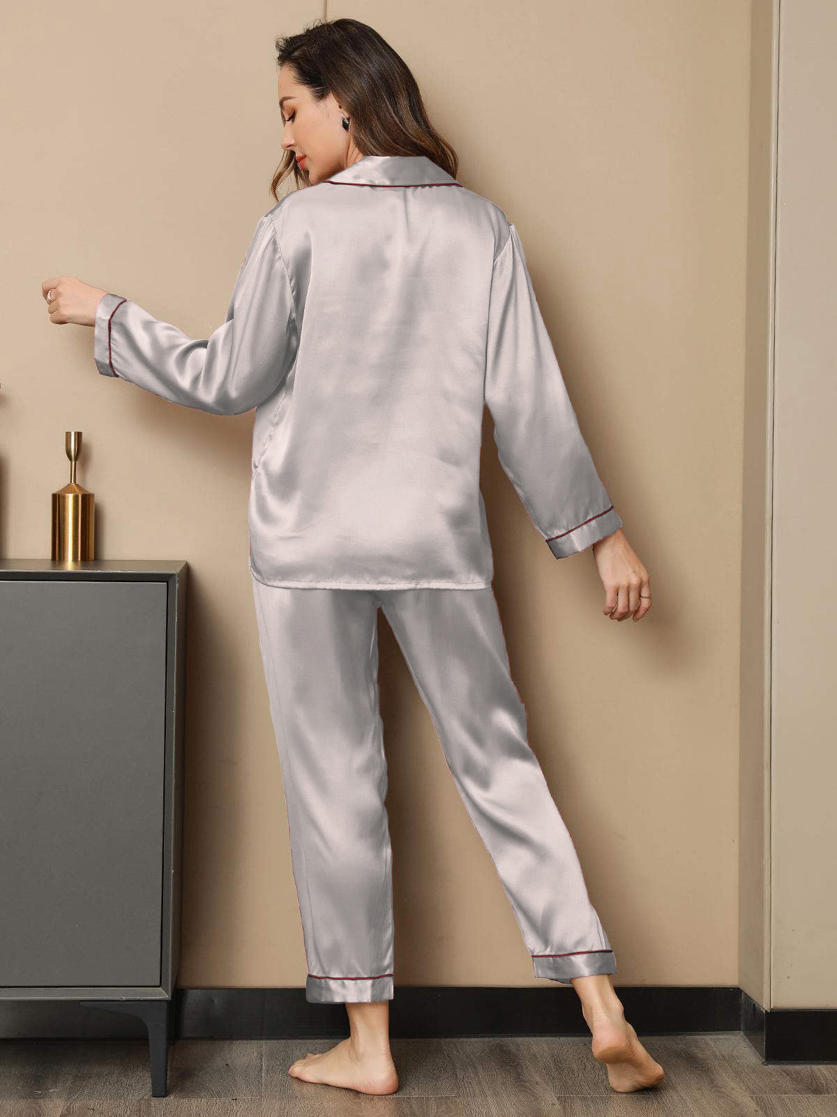 Natuurlijke Zijde Pyjama Set