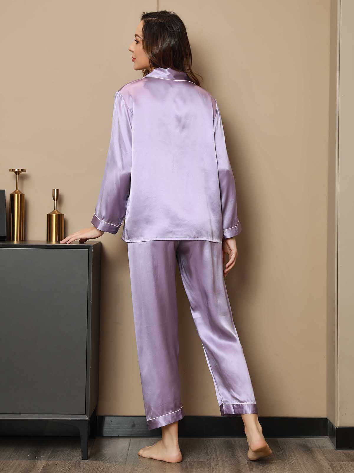 Natuurlijke Zijde Pyjama Set